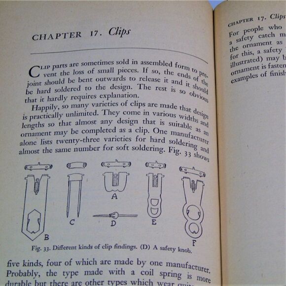 Creating Jewelry for Fun and Profit Vintage 1947 Book Andrew Dragunas Antique - Picture 6 of 7